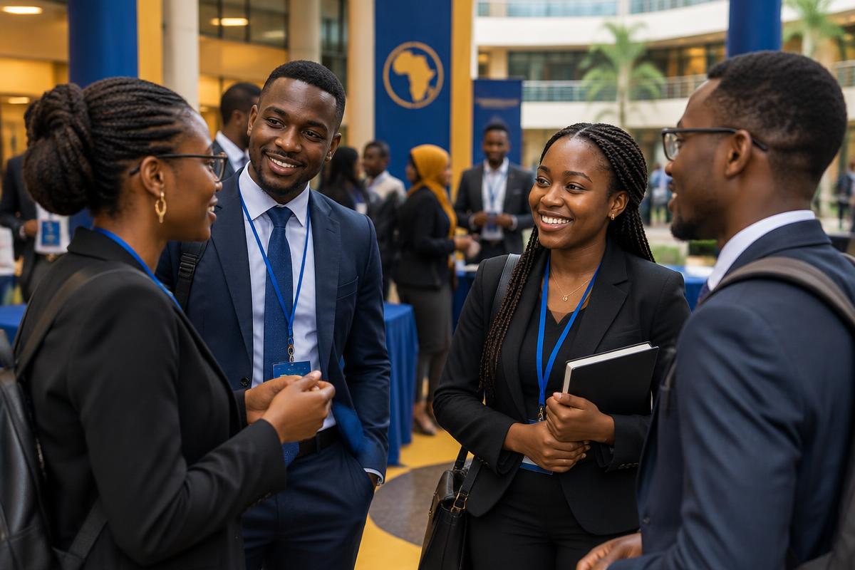 Étudiants africains en conférence